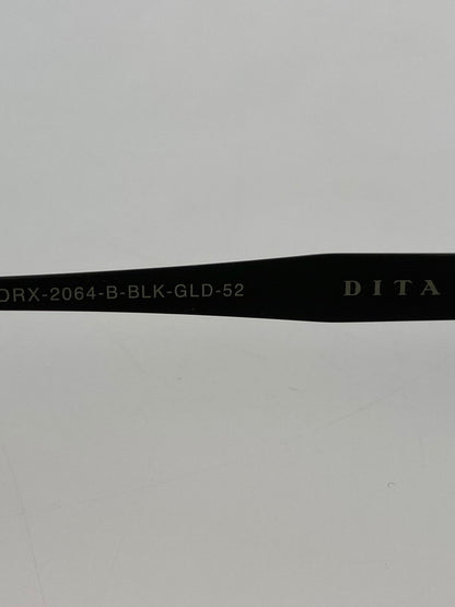 【中古品】【メンズ】 DITA ディタ DRX-2064-B-BLK-GLD-52 "STATESMAN THREE" メガネ アイウェア 203-241023-AS-31-min カラー：ブラック 万代Net店