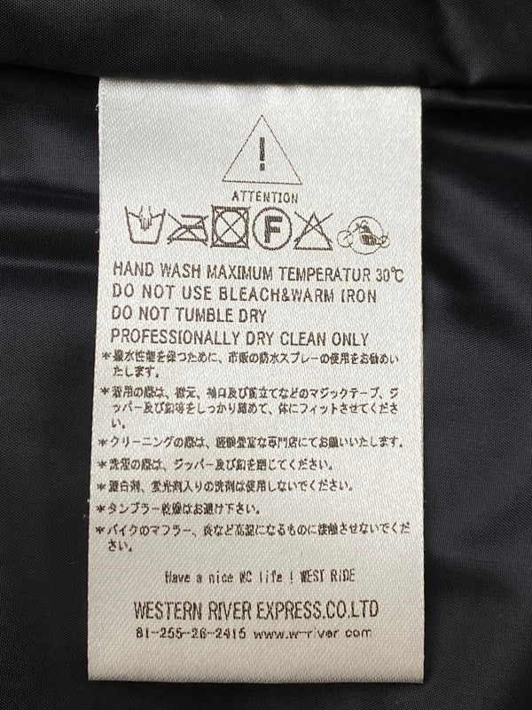 【中古品】【メンズ】 WESTRIDE ウエストライド レーシング中綿ナイロンベスト TC-1204 TC-1205 メンズアウター バイカーカジュアル バイク 145-241022-em-10-min サイズ：S カラー：ブラック 万代Net店