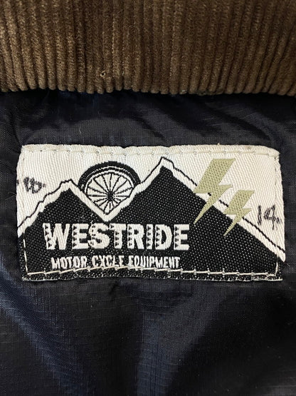 【現状渡し品】【メンズ】 WESTRIDE ウエストライド ウエスタンヨーク 中綿ナイロンベスト メンズ アウター トップス 145-241022-em-3-min カラー：ブラック 万代Net店