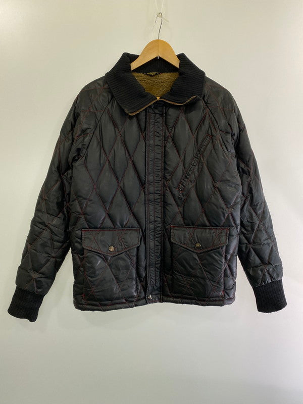 【現状渡し品】【メンズ】 RACING DOWN JACKET レーシング ダウンジャケット 防寒 ライダー バイク 冬用 キルティングステッチ 防風 145-241022-em-11-min サイズ：S カラー：ブラック 万代Net店