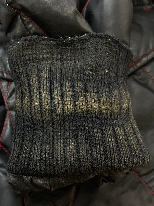 【現状渡し品】【メンズ】 RACING DOWN JACKET レーシング ダウンジャケット 防寒 ライダー バイク 冬用 キルティングステッチ 防風 145-241022-em-11-min サイズ：S カラー：ブラック 万代Net店