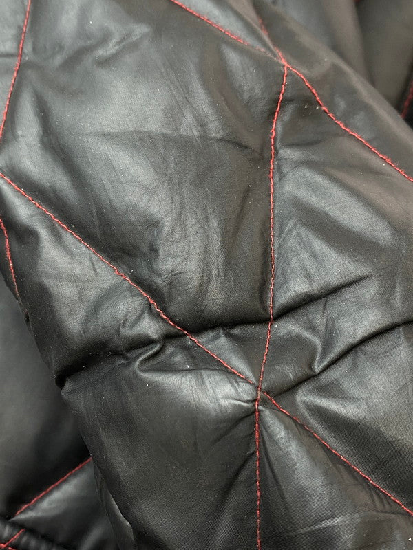 【現状渡し品】【メンズ】 RACING DOWN JACKET レーシング ダウンジャケット 防寒 ライダー バイク 冬用 キルティングステッチ 防風 145-241022-em-11-min サイズ：S カラー：ブラック 万代Net店