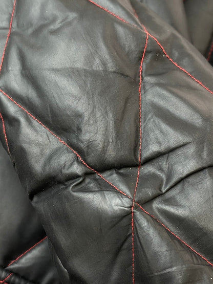 【現状渡し品】【メンズ】 RACING DOWN JACKET レーシング ダウンジャケット 防寒 ライダー バイク 冬用 キルティングステッチ 防風 145-241022-em-11-min サイズ：S カラー：ブラック 万代Net店