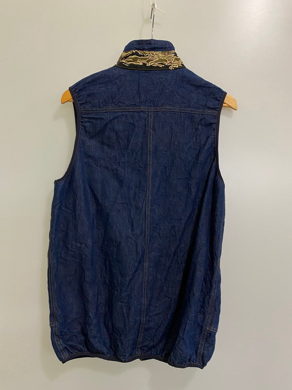 【中古品】【メンズ】 WESTRIDE ウエストライド CYCLE RETRO VEST ベスト 145-241025-ks-13-min サイズ：M カラー：インディゴ 万代Net店