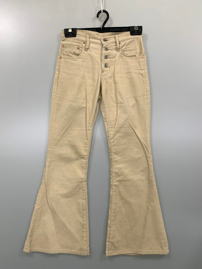 【中古品】【メンズ】  SUGARHILL シュガーヒル 22AWPT08 CORDUROY BELL BOTTOM DENIM PANTS ボトムス パンツ ズボン コーデュロイ 151-241023-AS-1-min サイズ：28 カラー：ホワイト 万代Net店