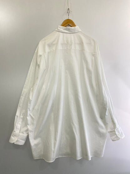 【中古品】【メンズ】  MAISON MARGIELA メゾンマルジェラ PLAIN OVERSIZED SHIRT S50DL0473 21AW プレイン オーバーサイズシャツ  長袖シャツ メンズ 141-241022-em-13-min サイズ：39 カラー：ホワイト 万代Net店