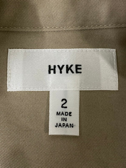 【中古品】【メンズ】 HYKE ハイク 152-15031 スタンドカラーシャツ 170-241025-ks-11-min サイズ：2 カラー：ベージュ系 万代Net店