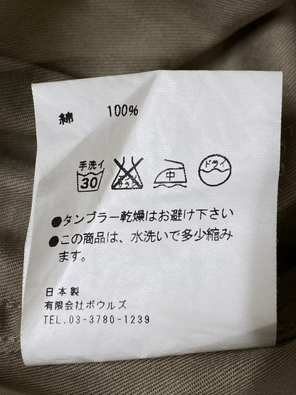 【中古品】【メンズ】 HYKE ハイク 152-15031 スタンドカラーシャツ 170-241025-ks-11-min サイズ：2 カラー：ベージュ系 万代Net店