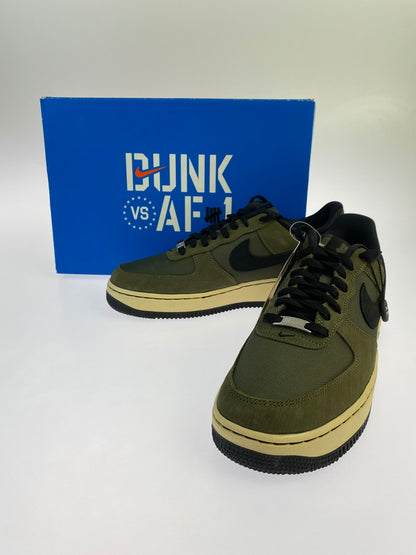 【中古美品】【メンズ】 NIKE ナイキ ×UNDEFEATED アンディフィーテッド DH3064-300 AIR FORCE 1 LOW SP OLIVE エア フォース 1 ロー スニーカー シューズ 靴 160-241022-me-27-min サイズ：27.5cm US9.5 カラー：CARGO KHAKI/BLACK-LIGHT LODEN 万代Net店