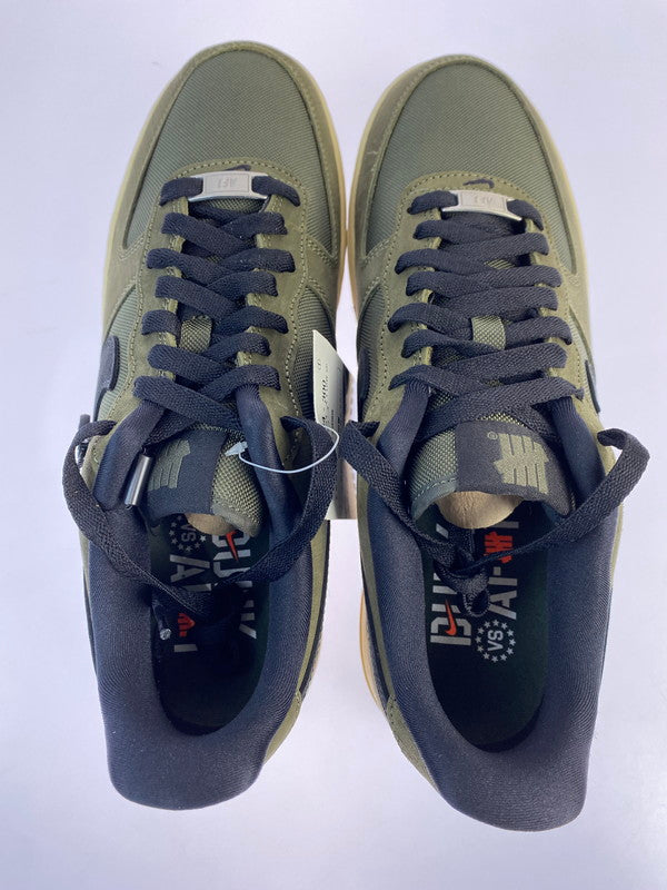 【中古美品】【メンズ】 NIKE ナイキ ×UNDEFEATED アンディフィーテッド DH3064-300 AIR FORCE 1 LOW SP OLIVE エア フォース 1 ロー スニーカー シューズ 靴 160-241022-me-27-min サイズ：27.5cm US9.5 カラー：CARGO KHAKI/BLACK-LIGHT LODEN 万代Net店