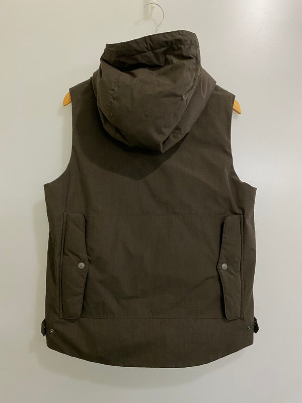 【中古品】【メンズ】 nonnative ノンネイティブ DYNAMOUTH HOODED DOWN VEST フーディダウンベスト 140-241025-ks-08-min サイズ：2 カラー：ブラウン 万代Net店