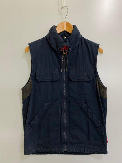 【中古品】【メンズ】 STUSSY ステューシー 00S VOLUME NECK VEST ボリュームネックベスト 142-241025-ks-06-min サイズ：S カラー：ネイビー 万代Net店