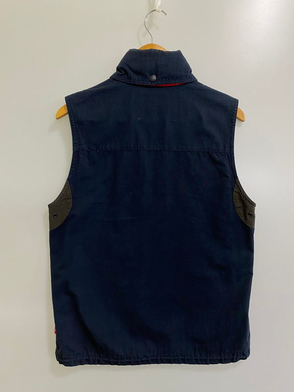 【中古品】【メンズ】 STUSSY ステューシー 00S VOLUME NECK VEST ボリュームネックベスト 142-241025-ks-06-min サイズ：S カラー：ネイビー 万代Net店