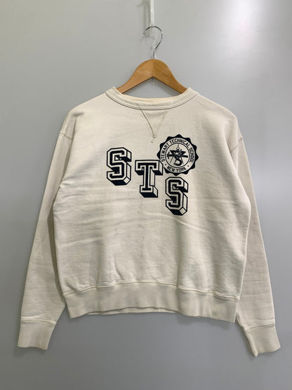 【中古品】【メンズ】  MCCOY'S マッコイズ STS MILITARY SWEATSHIRT ミリタリー スウェットシャツ 145-241022-me-16-min サイズ：L カラー：ホワイト系 万代Net店