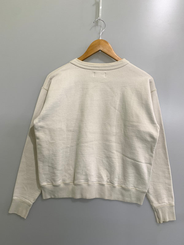 【中古品】【メンズ】  MCCOY'S マッコイズ STS MILITARY SWEATSHIRT ミリタリー スウェットシャツ 145-241022-me-16-min サイズ：L カラー：ホワイト系 万代Net店