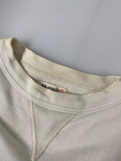 【中古品】【メンズ】  MCCOY'S マッコイズ STS MILITARY SWEATSHIRT ミリタリー スウェットシャツ 145-241022-me-16-min サイズ：L カラー：ホワイト系 万代Net店