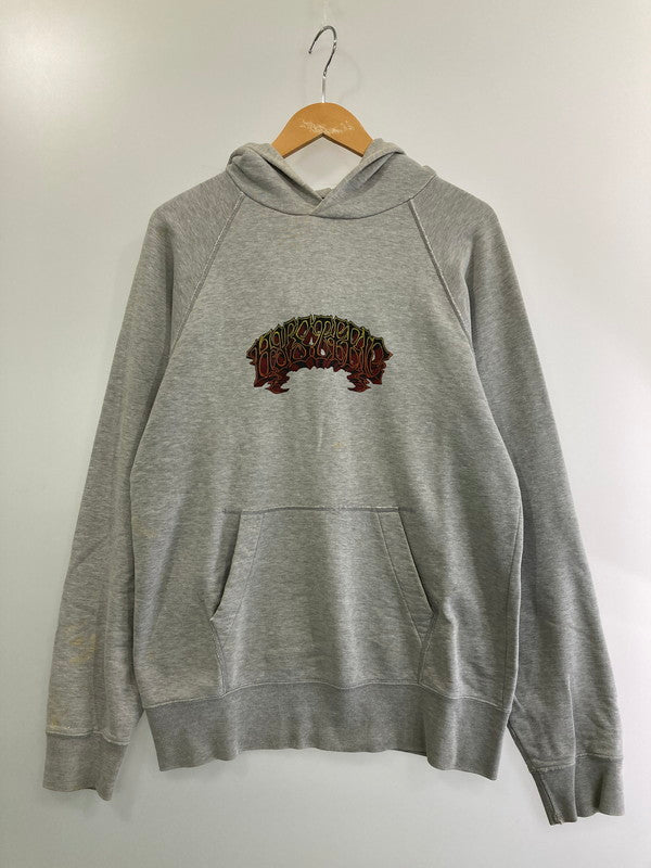 【中古品】【メンズ】 HYSTERIC GLAMOUR ヒステリックグラマー 00's LOGO HOODIE 2CF-5505 ロゴフーディー パーカー トップス 140-241024-yn-26-min サイズ：FREE カラー：グレー 万代Net店