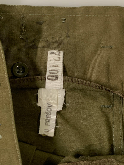 【中古品】【メンズ】  チェコ軍 OZKN PRESOV M 85 DOUBLE KNEE FIELD TROUSERS ダブルニーフィールドトラウザーズ パンツ 157-241028-cn-1-min サイズ：50 カラー：オリーブグリーン 万代Net店