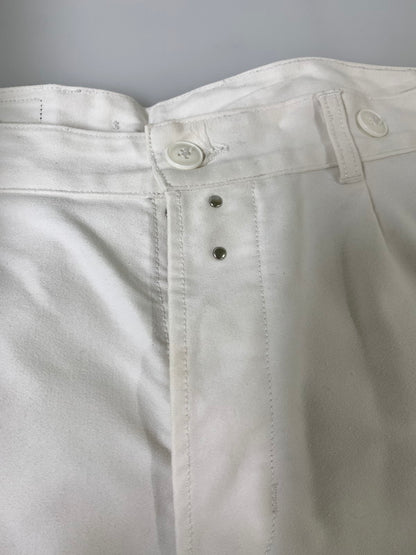 【中古品】【メンズ】  LE TRAVAILLEUR GALLICE ル トラバイユール ガリス MOLESKIN EURO WORK TROUSER ボトムス パンツ ズボン 157-241023-AS-11-min サイズ：3 カラー：ホワイト 万代Net店