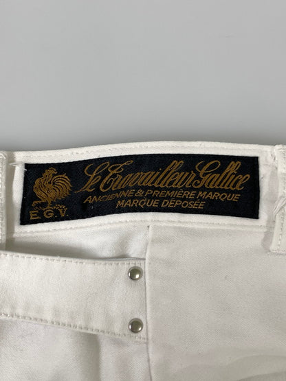 【中古品】【メンズ】  LE TRAVAILLEUR GALLICE ル トラバイユール ガリス MOLESKIN EURO WORK TROUSER ボトムス パンツ ズボン 157-241023-AS-11-min サイズ：3 カラー：ホワイト 万代Net店