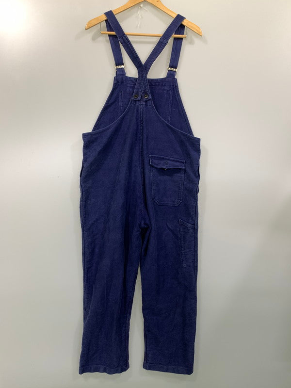 【中古品】【メンズ】  A DUMONT D'URVILLE デュモンデュルヴィル 70-80S BLUE MOLESKIN FRENCH WORK OVERALL オーバーオール 157-241023-AS-9-min カラー：パープル系 万代Net店