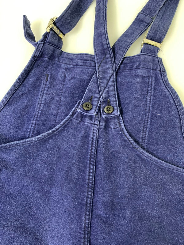 【中古品】【メンズ】  A DUMONT D'URVILLE デュモンデュルヴィル 70-80S BLUE MOLESKIN FRENCH WORK OVERALL オーバーオール 157-241023-AS-9-min カラー：パープル系 万代Net店