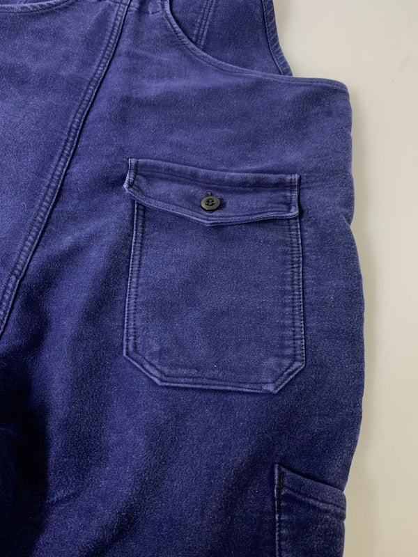 【中古品】【メンズ】  A DUMONT D'URVILLE デュモンデュルヴィル 70-80S BLUE MOLESKIN FRENCH WORK OVERALL オーバーオール 157-241023-AS-9-min カラー：パープル系 万代Net店