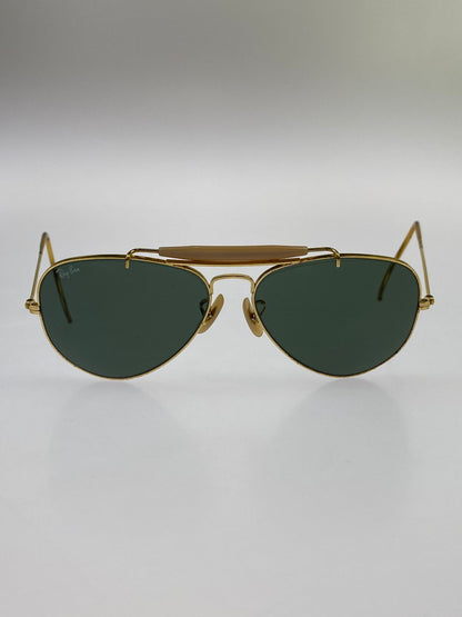 【中古品】【メンズ】  B&L社製RAY-BAN レイバン 上部砂打 ティアドロップサングラス アイウェア 203-241023-AS-29-min カラー：ゴールド 万代Net店