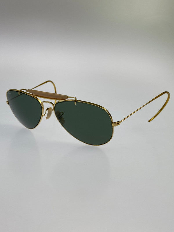 【中古品】【メンズ】  B&L社製RAY-BAN レイバン 上部砂打 ティアドロップサングラス アイウェア 203-241023-AS-29-min カラー：ゴールド 万代Net店