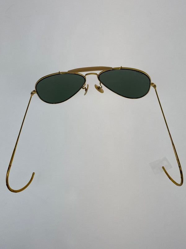 【中古品】【メンズ】  B&L社製RAY-BAN レイバン 上部砂打 ティアドロップサングラス アイウェア 203-241023-AS-29-min カラー：ゴールド 万代Net店