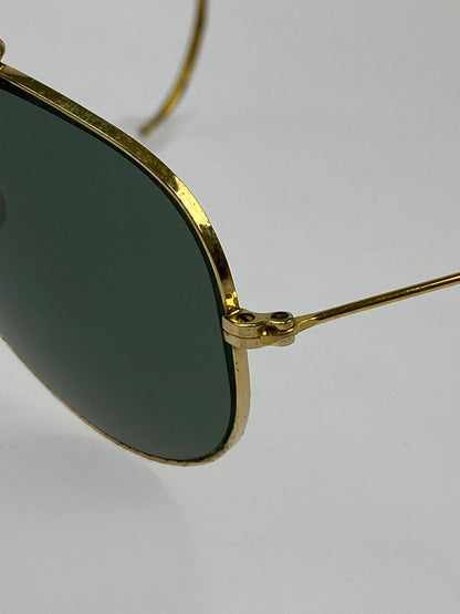 【中古品】【メンズ】  B&L社製RAY-BAN レイバン 上部砂打 ティアドロップサングラス アイウェア 203-241023-AS-29-min カラー：ゴールド 万代Net店