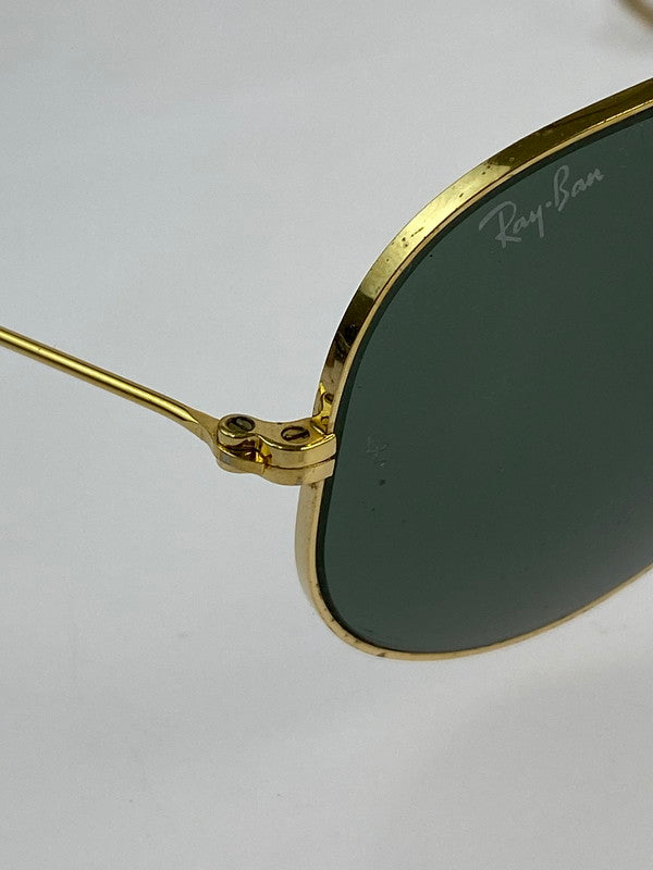 【中古品】【メンズ】  B&L社製RAY-BAN レイバン 上部砂打 ティアドロップサングラス アイウェア 203-241023-AS-29-min カラー：ゴールド 万代Net店