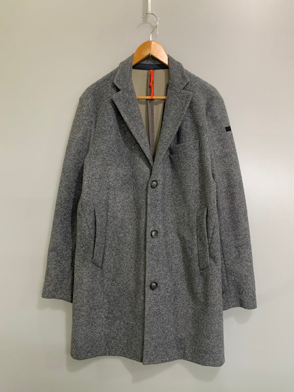 【中古品】【メンズ】 ROBERTO RICCI DESIGNS ロベルト リッチ デザインズ LONG COAT ロングコート メンズ アウター 141-260710-em-57-min サイズ：L カラー：グレー 万代Net店