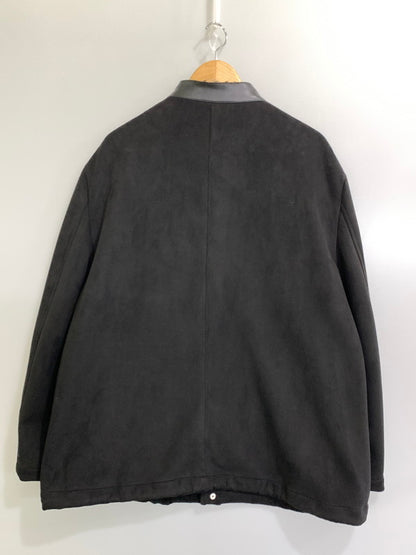 【現状渡し品】【メンズ】 SASQUATCHfabrix. サスクワァッチファブリックス 20AW-JKM-003 FAKE SUEDE COACH JACKET フェイク スヌード コーチジャケット アウター 140-241029-me-10-min サイズ：XL カラー：ブラック 万代Net店