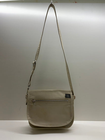 【中古品】【レディース】 PORTER ポーター GIRL ガール CANVAS SHOLDER BAG キャンバス ショルダーバッグ  188-241029-em-12-min カラー：アイボリー 万代Net店