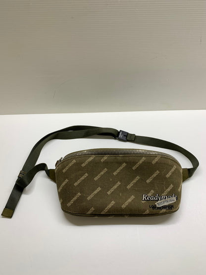 【中古品】【メンズ/レディース】  READYMADE レディメイド 18AW WAIST BAG ウエストバッグ コットン ボディバッグ 188-241029-em-7-min カラー：カーキ 万代Net店