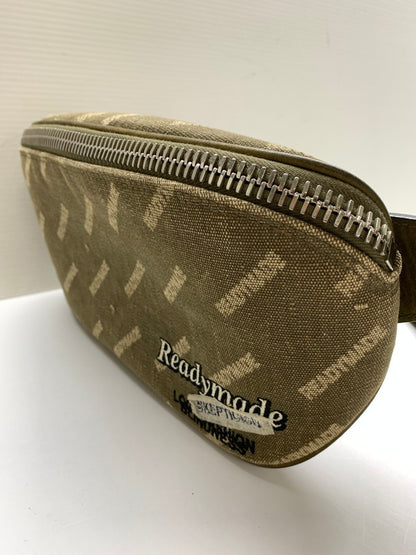 【中古品】【メンズ/レディース】  READYMADE レディメイド 18AW WAIST BAG ウエストバッグ コットン ボディバッグ 188-241029-em-7-min カラー：カーキ 万代Net店