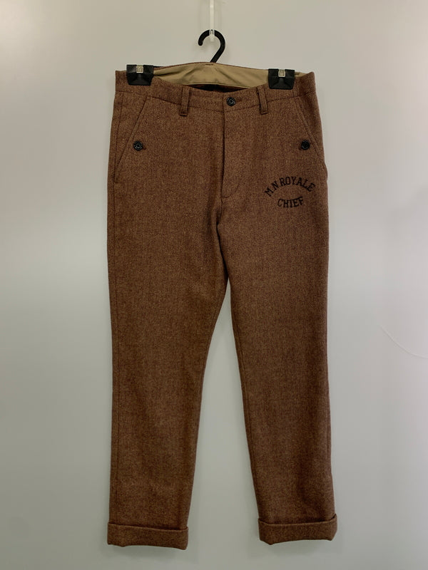 【中古品】【メンズ】 SOE ソーイ 1123-60-015 ウールスラックス ボトムス 151-260711-AS-24-min サイズ：1 カラー：ブラウン 万代Net店