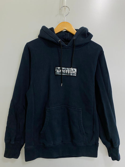 【中古品】【メンズ】 APPLEBUM BOX アップルバム LOGO HOODIE フーディー パーカー 142-241031-cn-10-min サイズ：M カラー：ブラック 万代Net店