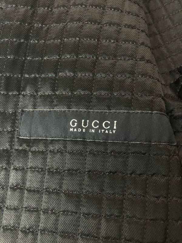 【中古品】【メンズ】 GUCCI グッチ スタンドカラージャケット アウター 141-241028-me-01-min サイズ：46 カラー：ブラック　黒 万代Net店