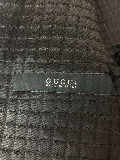 【中古品】【メンズ】 GUCCI グッチ スタンドカラージャケット アウター 141-241028-me-01-min サイズ：46 カラー：ブラック　黒 万代Net店