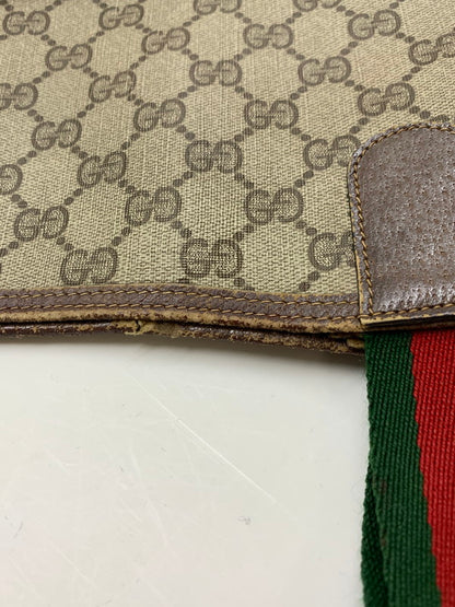 【現状渡し品】【メンズ/レディース】 GUCCI グッチ オールドグッチ 39・02・003 シェリーライン GGプラス トートバッグ シェリーライン 180-241029-em-16-min カラー：ベージュ系 万代Net店