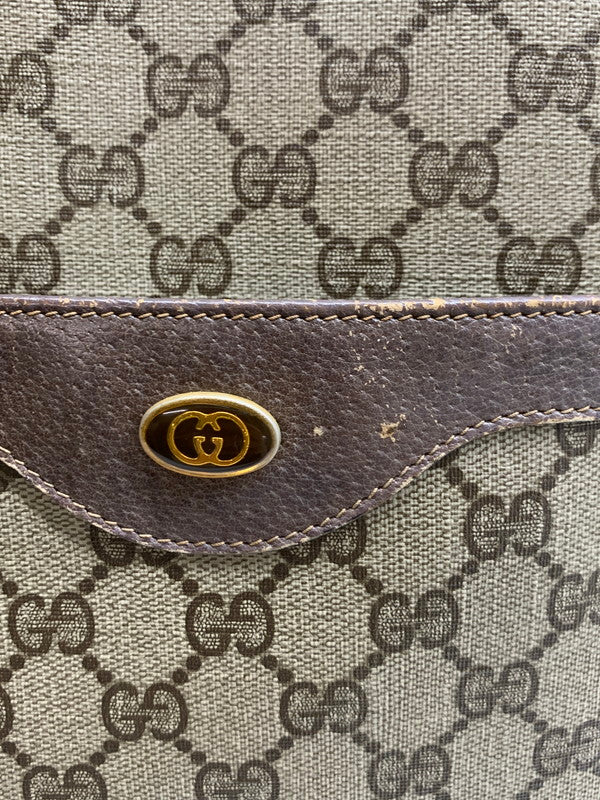 【現状渡し品】【メンズ/レディース】 GUCCI グッチ オールドグッチ 39・02・003 シェリーライン GGプラス トートバッグ シェリーライン 180-241029-em-16-min カラー：ベージュ系 万代Net店