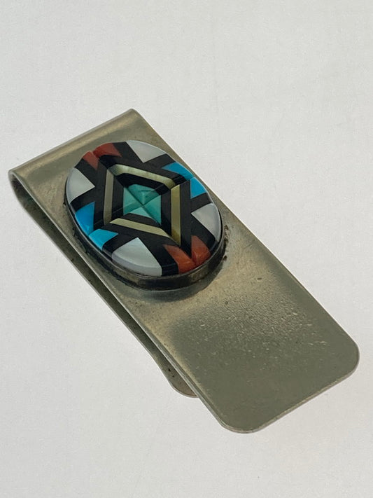 【中古品】【メンズ】 ズニ族 ”YELMO NATACHU” マネークリップ 191-241102-AS-28-min カラー：シルバー 万代Net店