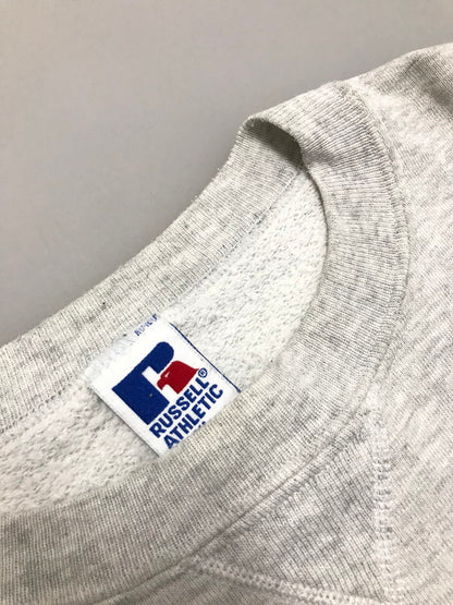 【中古品】【メンズ】 RUSSEL ATHLETHIC ラッセル アスレチック 90's SOUTHERNMISS 1995 VOLLEYBALL SWEATSHIRT プリント スウェット トレーナー トップス 146-251213-rt-12-tag サイズ：L カラー：ホワイト系 万代Net店