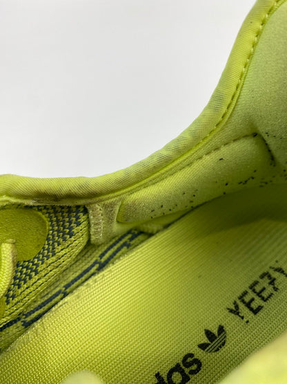 【中古品】【メンズ】 adidas アディダス B37572 YEEZY BOOST 350 V2  SEMI FROZEN YELLOW 靴 シューズ スニーカー 161-241103-AS-2-min サイズ：27cm カラー：ライムグリーン/ネイビー系 万代Net店