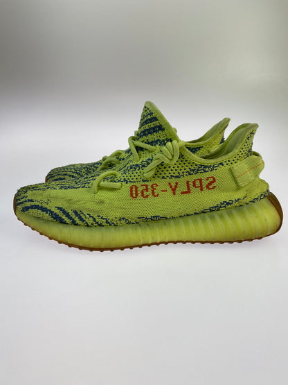 【中古品】【メンズ】 adidas アディダス B37572 YEEZY BOOST 350 V2  SEMI FROZEN YELLOW 靴 シューズ スニーカー 161-241103-AS-2-min サイズ：27cm カラー：ライムグリーン/ネイビー系 万代Net店