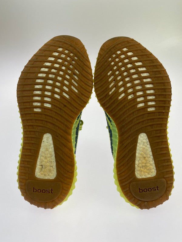 【中古品】【メンズ】 adidas アディダス B37572 YEEZY BOOST 350 V2  SEMI FROZEN YELLOW 靴 シューズ スニーカー 161-241103-AS-2-min サイズ：27cm カラー：ライムグリーン/ネイビー系 万代Net店