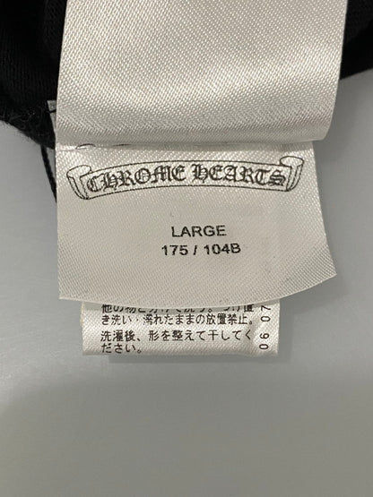 【中古美品】【メンズ】 CHROME HEARTS クロムハーツ LS CH SCROLL LABEL T-SHRT 長袖Ｔシャツ 190-241027-AS-1-min サイズ：L カラー：ブラック 万代Net店