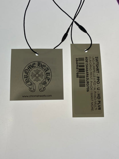 【中古美品】【メンズ】 CHROME HEARTS クロムハーツ ×MATTY BOY PPO U HD PLVR プルオーバーパーカー 190-241027-AS-6-min サイズ：L カラー：パープル 万代Net店